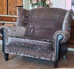Oorfauteuil, Loveseat velvet, Ophalen, Gebruikt, 75 tot 100 cm, 100 tot 125 cm