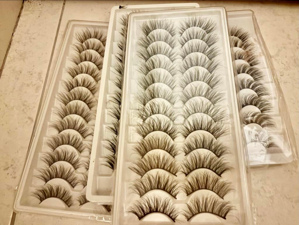 Partij Wimpers to party 60sets, Ophalen of Verzenden, Nieuw, Zwart, Ogen