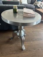 Bijzet tafeltje chroom, Huis en Inrichting, Ophalen, Gebruikt, 50 tot 100 cm, 50 tot 75 cm