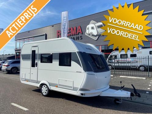 Hobby On Tour 390 SF Treinzit, dwars bed, Caravans en Kamperen, Caravans, Bedrijf, tot en met 4, 750 - 1000 kg, Standaardzit, Hobby