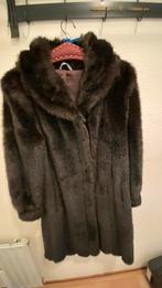 Fake bontjas., Kleding | Dames, Jassen | Winter, Ophalen of Verzenden, Zo goed als nieuw, Maat 38/40 (M), Bruin