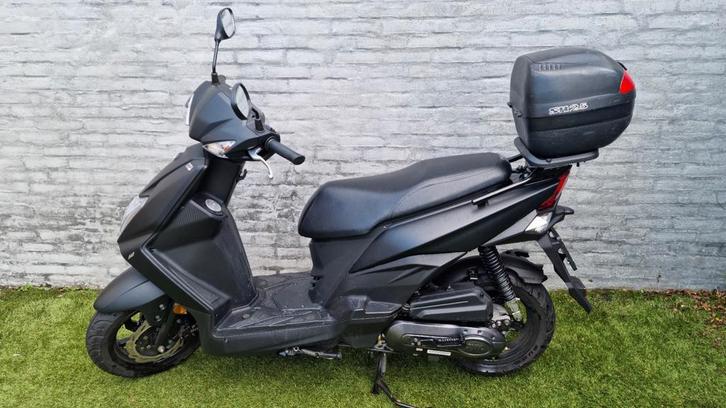 Sym orbit III 3 scooter 45 km euro 4 zwart 4393km bj 2018, Fietsen en Brommers, Scooters | SYM, Gebruikt, Orbit, Benzine, Ophalen