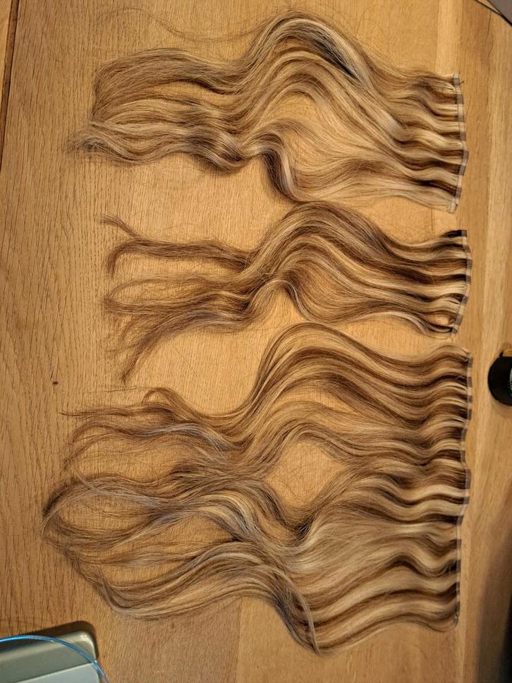 100% Echt Haar Extensions - Prachtige kwaliteit!, Sieraden, Tassen en Uiterlijk, Uiterlijk | Haarverzorging, Zo goed als nieuw