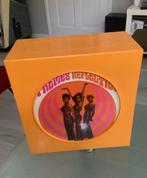 Retro Platenhouder Oranje, Verzamelen, Retro, Verzenden, Huis en Inrichting