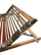 Verstelb. lattenbodem (ongebruikt, aangep. lengte) 140*185cm, Ophalen, Zo goed als nieuw, Tweepersoons, 140 cm