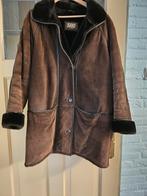 Bruine SAKI dames jas met bontkraag, Kleding | Dames, Bruin, Maat 42/44 (L), Ophalen of Verzenden, SAKI