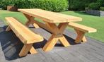 Robuuste WoodBarn21 kruispoottafel, Nieuw, Hout, Ophalen