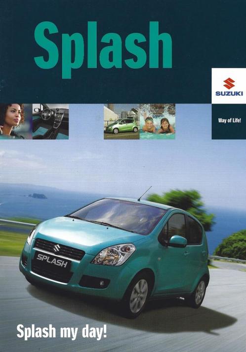 Brochure Suzuki Splash 2011, Boeken, Auto's | Folders en Tijdschriften, Gelezen, Overige merken, Ophalen of Verzenden