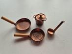 Koperen pannen 1:12, Ophalen of Verzenden