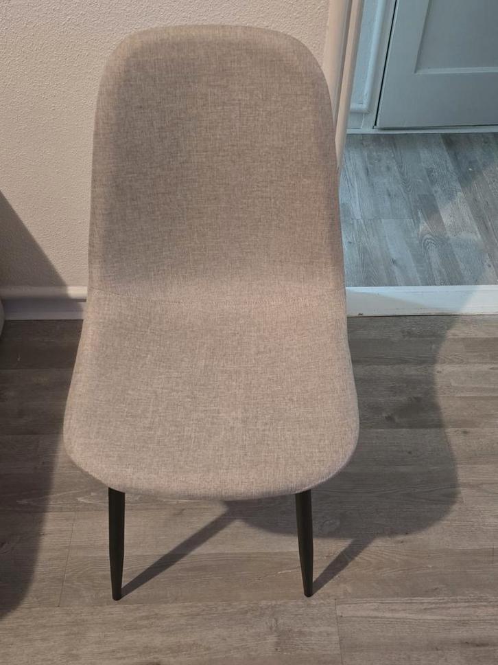 Beige Eetkamerstoel, Huis en Inrichting, Stoelen, Zo goed als nieuw, Eén, Overige kleuren, Ophalen
