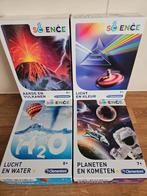 Clementoni 4 ontdek sets H2O, licht, planeten en vulkanen, Ophalen, Nieuw, Overige typen