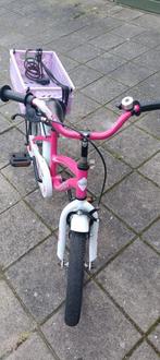 Leuke meisjesfiets met mand 16 inch ongeveer 6 jaar, Fietsen en Brommers, Fietsen | Meisjes, Ophalen, Gebruikt, Corvino, Handrem