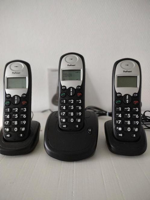 Profoon pdx 6400,Huistelefoon,vaste telefoon,dect telefoon, Telecommunicatie, Vaste telefoons | Handsets en Draadloos, Gebruikt