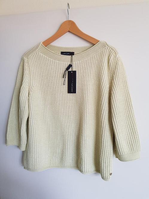 Marccain lime groene katoen mix trui maat 5/ 42 NIEUW!, Kleding | Dames, Truien en Vesten, Nieuw, Maat 42/44 (L), Groen, Ophalen of Verzenden