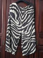 zebra print broek dames maat xl, Ophalen of Verzenden, Gedragen, Zwart, Broek of Spijkerbroek