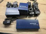 Partij 7x Netgear Fast Ethernet switch FS105 en FS108 10/100, Verzenden, Gebruikt