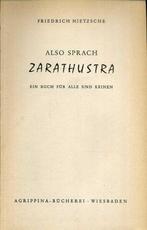 Also sprach Zarathustra. Ein Buch für Alle und Keinen., Boeken, Ophalen of Verzenden