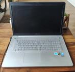 Laptop Asus N750JK 17,3 inch, Onbekend, 17 inch of meer, Qwerty, Gebruikt