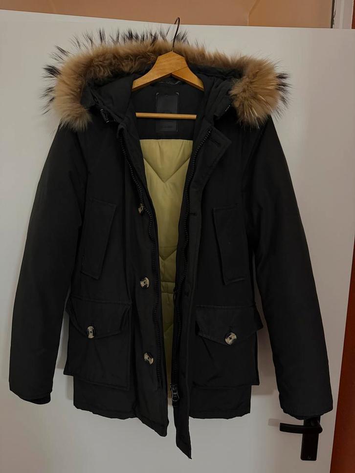 Air Force Winterjas XS met echt bont - Rits defect, Kleding | Dames, Jassen | Winter, Gedragen, Ophalen of Verzenden