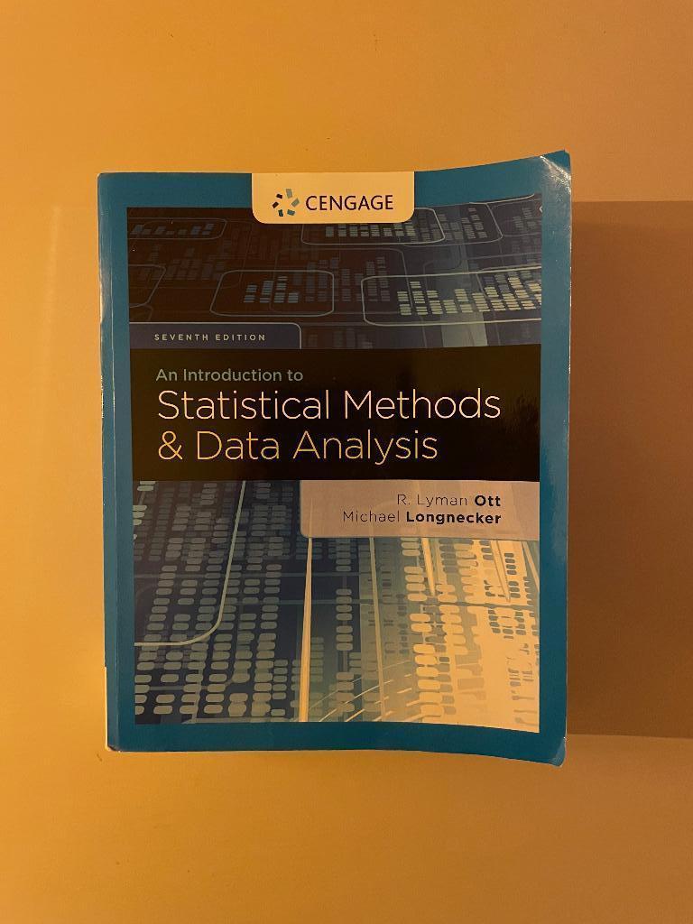 An introduction to Statistical Methods 7e editie/7th edition, Boeken, Studieboeken en Cursussen, Ophalen of Verzenden, Beta, Zo goed als nieuw