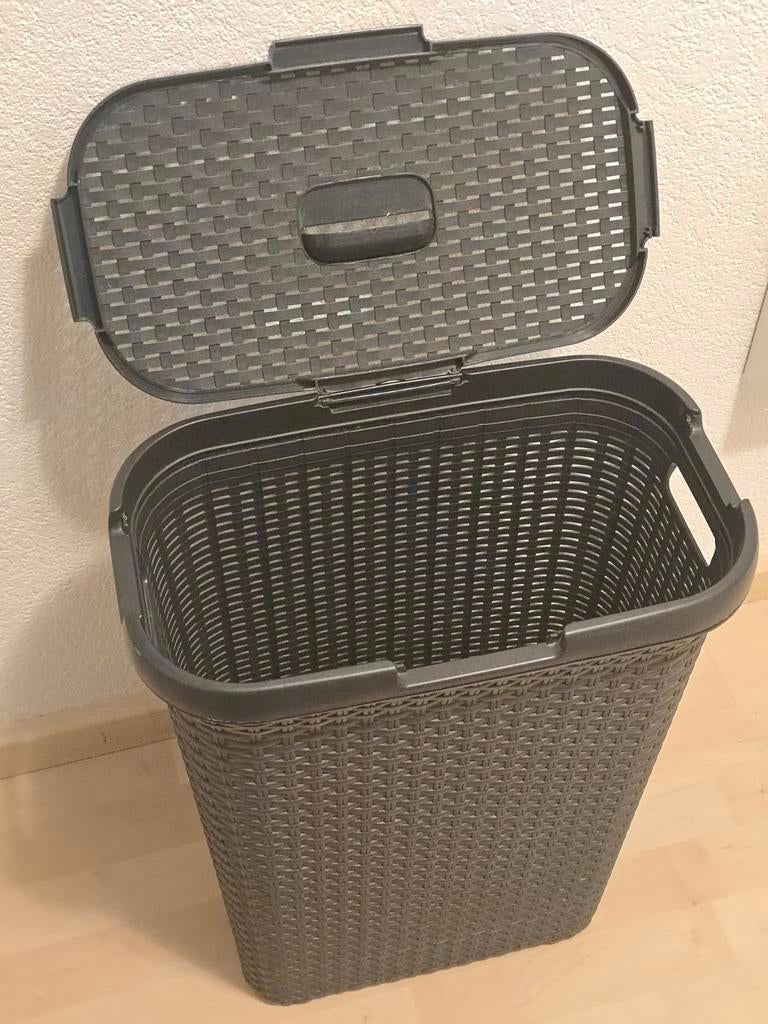 Curver wasmand, Huis en Inrichting, Ophalen of Verzenden, Zo goed als nieuw, Zwart, Overige typen
