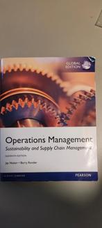 Operations Management sustainability and supply chain boek, Ophalen of Verzenden, Beta, Zo goed als nieuw, HBO
