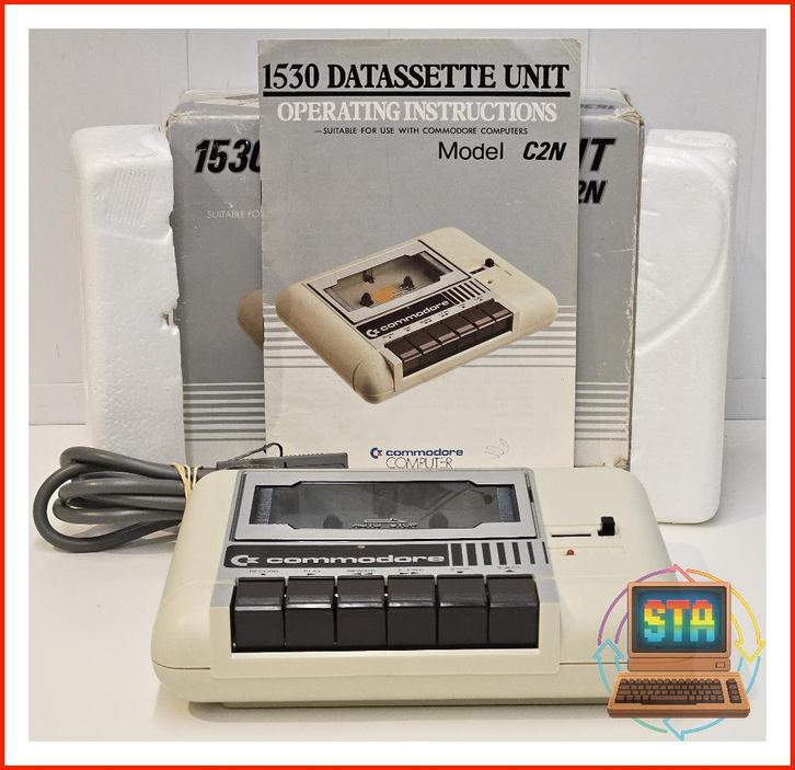 Commodore 64 1530 C2N Datasette Compleet In Doos, Computers en Software, Vintage Computers, Verzenden