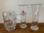 Drie hoefijzers bierglazen, Verzamelen, Biermerken, Overige merken, Glas of Glazen, Ophalen of Verzenden, Zo goed als nieuw