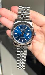 Rolex Datejust 36 Blauw Motif, Sieraden, Tassen en Uiterlijk, Horloges | Heren, Polshorloge, Nieuw, Ophalen of Verzenden, Rolex