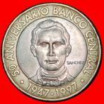 Ⰶ SANCHEZ (1817-1861): DOMINICAN 5 PESOS 1947-1997 BANK!, Postzegels en Munten, Verzenden, Midden-Amerika, Losse munt