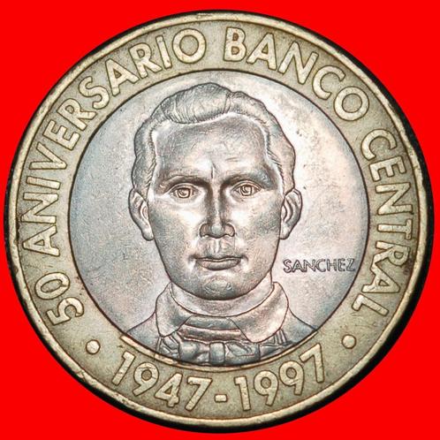 Ⰶ SANCHEZ (1817-1861): DOMINICAN 5 PESOS 1947-1997 BANK!, Postzegels en Munten, Munten | Amerika, Losse munt, Midden-Amerika, Verzenden
