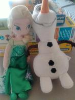 Elza en olaf, Ophalen of Verzenden, Overige figuren, Gebruikt, Knuffel