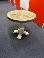 Riviera Maisonnette ronde side tafel!, Huis en Inrichting, Tafels | Bijzettafels, Ophalen of Verzenden, Gebruikt, Rond, Hout