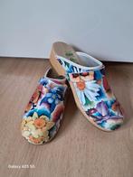Bloemen Clogs Maat 39, Kleding | Dames, Schoenen, Overige kleuren, Zo goed als nieuw, BUSHU, Sandalen of Muiltjes