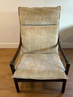 Vintage rotan stoel, Ophalen, Vintage/ Bohemian, Gebruikt, Bruin