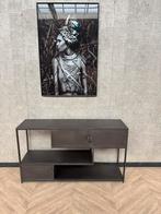 PTMD Duana Playful ijzeren dressoir zwart *showroom, Met deur(en), 100 tot 150 cm, Ophalen of Verzenden, Zo goed als nieuw