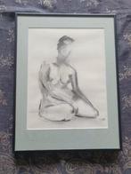 Tekening Marga Rol naakte vrouw, Ophalen