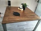 Eettafel 1.40x1.40, Huis en Inrichting, Tafels | Eettafels, Ophalen, Gebruikt, 50 tot 100 cm, Vijf personen of meer
