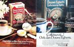 8 vintage advertenties reclames Douwe Egberts koffie 1980 DE, Verzamelen, Verzenden, Gebruikt