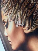 Groot wandkleed wanddoek feather woman, Huis en Inrichting, Woonaccessoires | Wanddecoraties, Ophalen