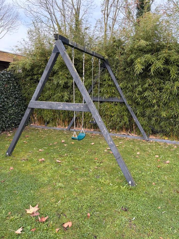 Gratis (dubbele) Schommel, Kinderen en Baby's, Speelgoed | Buiten | Speeltoestellen, Gebruikt, Schommel, Ophalen