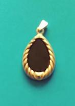 Kettinghanger zilver 835 met zwarte steen, Verzenden, Nieuw, Zilver, Zilver