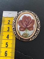 Vintage West-germany sjaal broche gemerkt, Sieraden, Tassen en Uiterlijk, Broches, Ophalen of Verzenden, Zo goed als nieuw, Overige materialen
