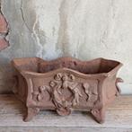 Oude brocante vaas gietijzeren tuinvaas jardinière *Etage3*, Huis en Inrichting, Gebruikt, ., Ophalen of Verzenden, .