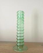 HK Living Kandelaar - Groen Glas, Huis en Inrichting, Woonaccessoires | Kandelaars en Kaarsen, Ophalen of Verzenden, Zo goed als nieuw