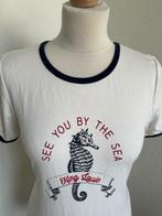 King Louie maat XL retro top tshirt marine 2251, Kleding | Dames, T-shirts, Blauw, Maat 46/48 (XL) of groter, Ophalen of Verzenden