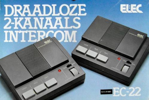 INTERCOM; DRAADLOOS EN TWEE KANAALS., Huis en Inrichting, Woonaccessoires | Overige, Ophalen of Verzenden