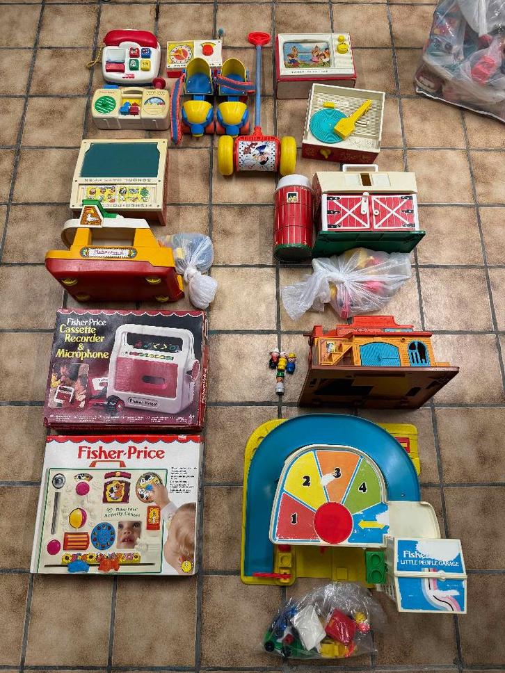 Fisher Price Little People Vintage Speelgoedcollectie, Kinderen en Baby's, Speelgoed | Fisher-Price, Gebruikt, Speelset, Ophalen of Verzenden