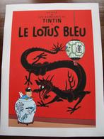 Kuifje zeefdruk., Ophalen of Verzenden, Kuifje, Nieuw, Plaatje, Poster of Sticker