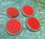 4 Lego Wielen - Groot, 1 bandje mist, Ophalen of Verzenden, Gebruikt, Losse stenen, Lego